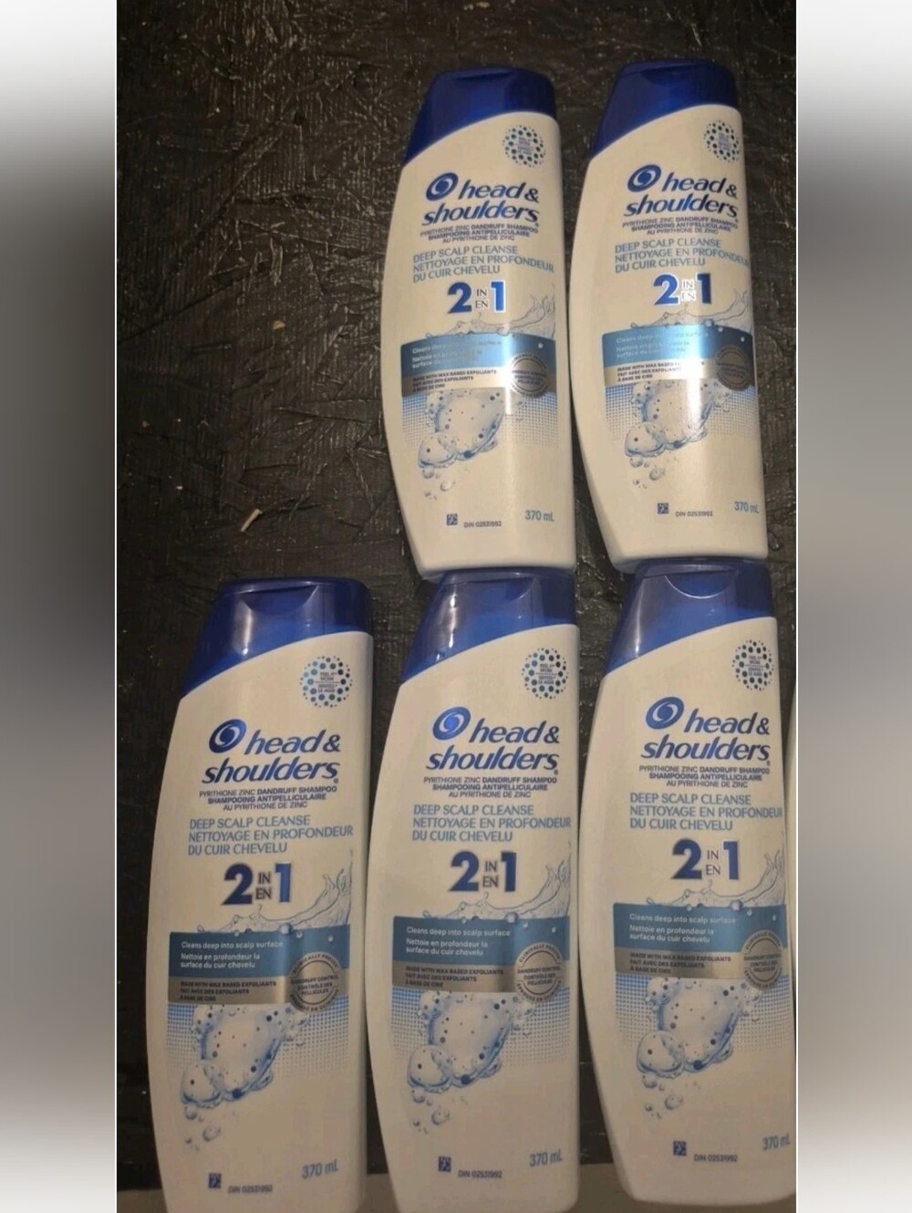 5x Head & Shoulder Deep Scalp Cleanse 2-in-1 Dandruff Shampoo and Conditioner